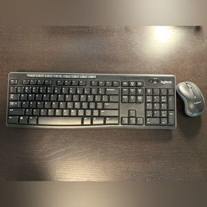 Logitech keyboard and mouse wireless model K270